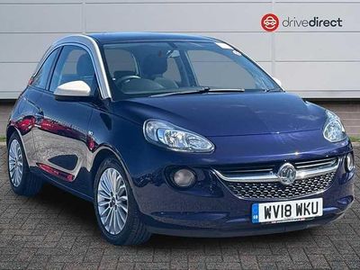 Used Vauxhall Adam Glam 2018 Blue Hatchback