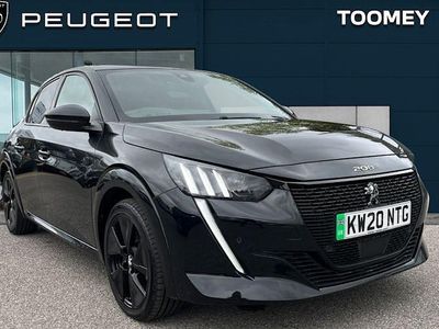 Second-hand Peugeot e-208 GT-line 100 kW (137 CP) 2020 Negru Hatchback