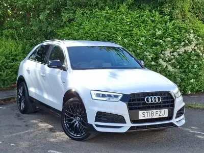Used Audi Q3 Black Edition 150 HP (110 kW) 2018 White SUV