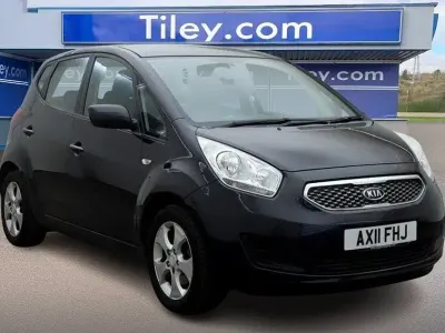 Used Kia Venga 125 HP (91 kW) 2011 Black Hatchback