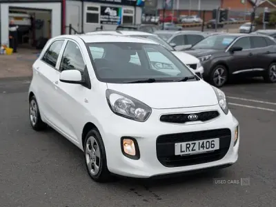 Used Kia Picanto 66 HP (48 kW) 2016 White Hatchback