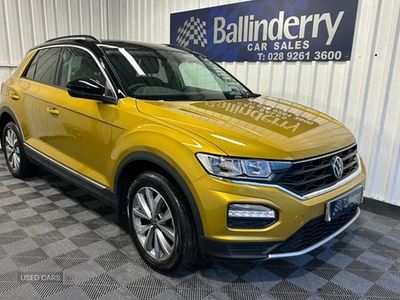 Yellow Used 2021 VW T-Roc Design SUV | £17,750 (Fair price)