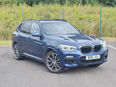 Used BMW X3 M Sport 190 HP (139 kW) 2019 Blue SUV