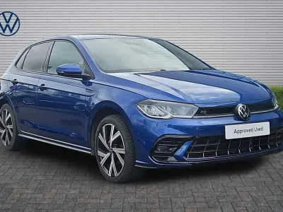 Used VW Polo R-line 95 HP (69 kW) 2023 Blue Hatchback