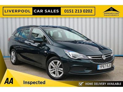Green Used 2017 Vauxhall Astra Estate | £3,295