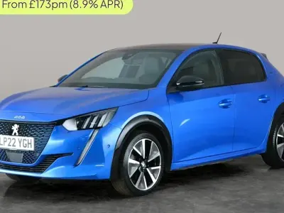 Used Peugeot e-208 GTi 100 kW (136 HP) 2022 Blue Hatchback