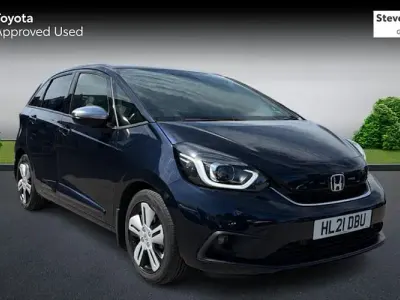 Used Honda Jazz Hybrid 109 HP (80 kW) 2021 Blue Hatchback