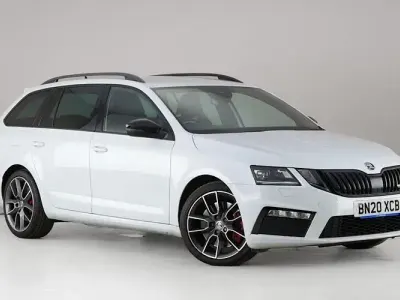 Used Skoda Octavia vRS 245 HP (180 kW) 2020 White Estate