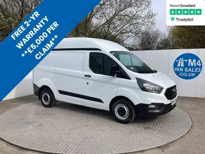 Used Ford Transit Custom 105 HP (77 kW) 2020 White Van