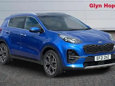 Used Kia Sportage GT-Line S 136 HP (100 kW) 2021 Blue SUV