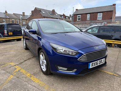 Used Ford Focus Titanium 2016 Blue Hatchback