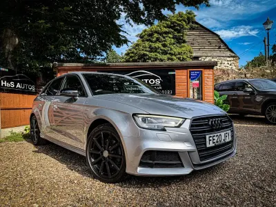 Used Audi A3 Sportback Black Edition 150 HP (110 kW) 2020 Silver Hatchback