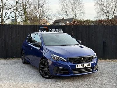 Used Peugeot 308 GT-line 130 HP (95 kW) 2019 Blue Hatchback