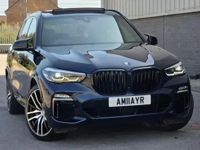 Used BMW X5 Sport Line 400 HP (294 kW) 2020 Blue SUV