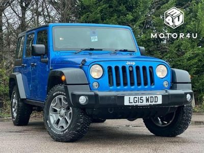 Blue Used 2015 Jeep Wrangler Rubicon SUV | £26,990 (A bit pricey)