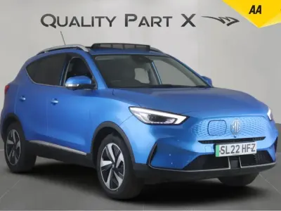 Used MG ZS Trophy 114 kW (156 HP) 2022 Blue SUV