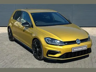 Used VW Golf VII R 296 HP (217 kW) 2019 Yellow Hatchback