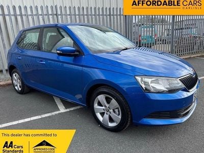 Used Skoda Fabia SE 90 HP (66 kW) 2016 Blue Hatchback