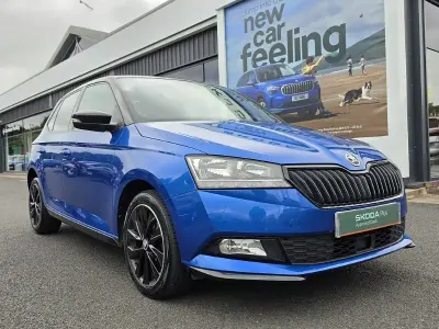Used Skoda Fabia Monte Carlo 95 HP (69 kW) 2021 Blue Hatchback