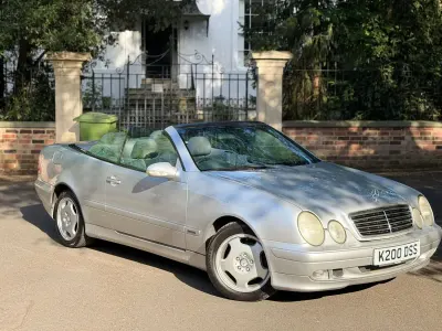 Used Mercedes CLK200 Elegance 2001 Silver Cabriolet