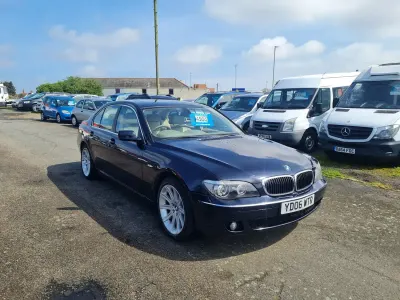Used BMW 750 Luxury Line 2006 Blue Sedan