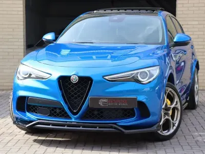 Used Alfa Romeo Stelvio Quadrifoglio 510 HP (375 kW) 2021 Blue SUV