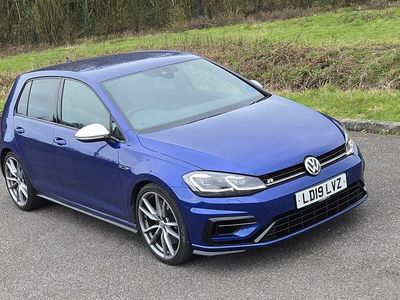 Used VW Golf VII R 2019 Blue Hatchback