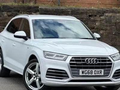 Used Audi Q5 S-Line 190 HP (139 kW) 2018 White SUV