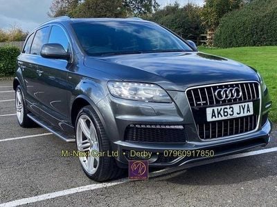 Grey Used 2014 Audi Q7 S-line plus SUV | £13,990 (Fair price)