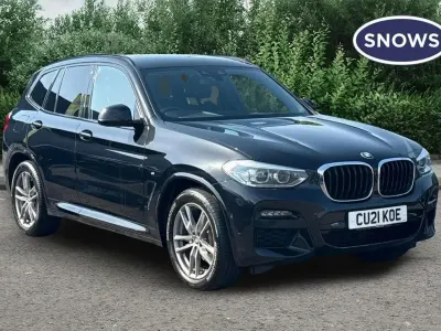 Used BMW X3 M Sport 292 HP (214 kW) 2021 Black SUV