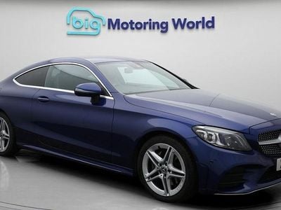 Used Mercedes C220 AMG Line Premium 194 HP (142 kW) 2020 Blue Coupe