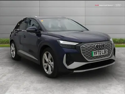Used Audi Q4 e-tron S-Line 219 kW (299 HP) 2023 Blue SUV