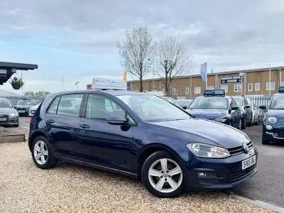 Used VW Golf VII Match 2015 Blue Hatchback
