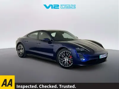 Used Porsche Taycan 439 kW (598 HP) 2022 Blue Sedan