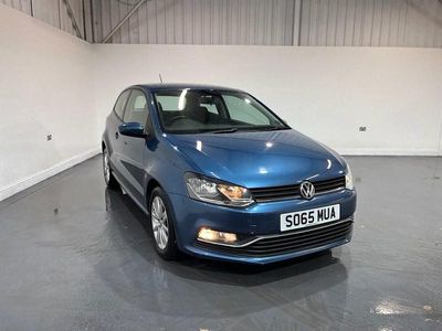 Used VW Polo SE 60 HP (44 kW) 2016 Blue Hatchback