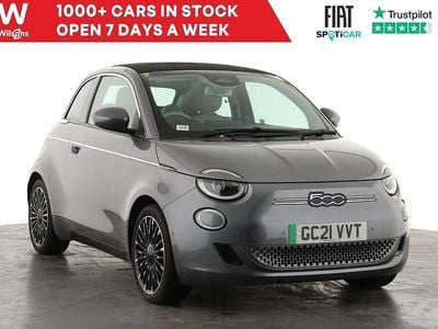 Grey Used 2021 Fiat 500e La Prima Cabriolet | £15,299 (Fair price)