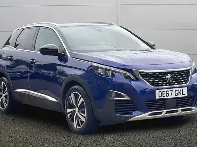 Used Peugeot 3008 GT-line 165 HP (121 kW) 2017 Blue SUV