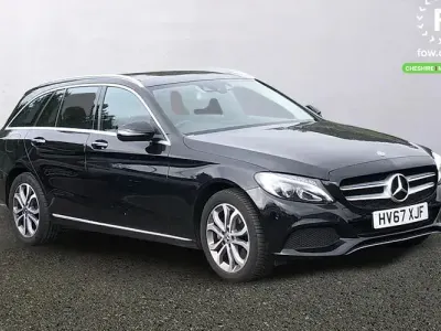 Used Mercedes C220 Premium 170 HP (125 kW) 2017 Black Estate