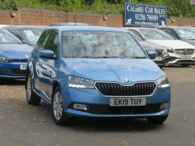 Used Skoda Fabia SE 110 HP (80 kW) 2019 Blue Hatchback