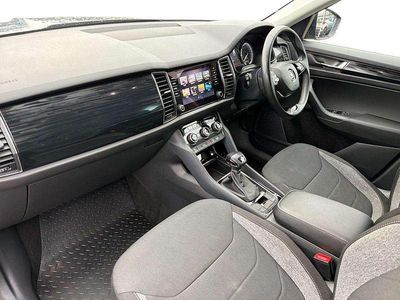 Used Skoda Kodiaq SE Drive 150 HP (110 kW) 2020 Petrol blue metallic SUV