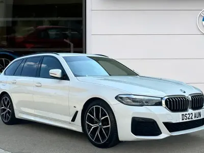 Used BMW 520 M Sport 187 HP (137 kW) 2022 White Estate