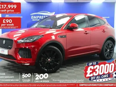 Used Jaguar E-Pace R-Dynamic 240 HP (176 kW) 2019 Red SUV