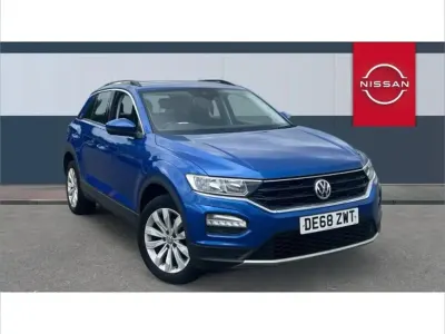 Used VW T-Roc SE 113 HP (83 kW) 2018 Blue SUV