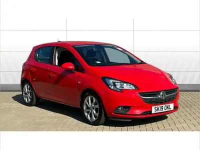 Used Vauxhall Corsa 73 HP (53 kW) 2019 Red Hatchback