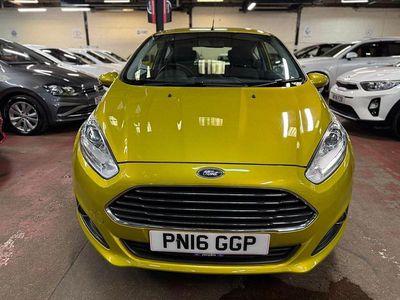 Used Ford Fiesta Zetec 2016 Yellow Hatchback