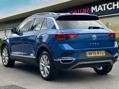 Usado VW T-Roc SEL 150 HP (110 kW) 2019 Azul SUV