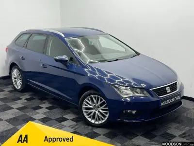 Used Seat Leon ST SE Dynamic 110 HP (80 kW) 2018 Blue Estate