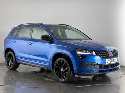 Used Skoda Karoq SportLine 150 HP (110 kW) 2020 Blue SUV