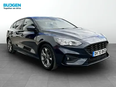 Used Ford Focus ST-Line 125 HP (91 kW) 2020 Blue Hatchback