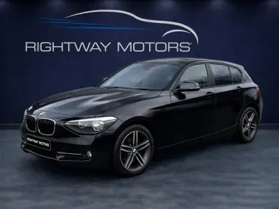 Begagnad BMW 116 Sport Line 116 HK (85 kW) 2014 Svart Halvkombi